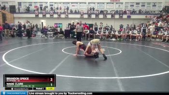 132 lbs Quarters & 1st Wb (16 Team) - Brandon Speice, Allatoona vs Wade Clark, Thomas County Central HS