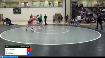 164 lbs Cons. Semi - Autumn Calvert, Missouri vs Sidney Milligan, Hurricane Wrestling Academy