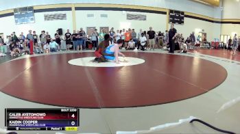 190 lbs Cons. Round 3 - Caleb Ayetomowo, Hawkstyle Wrestling Club vs Kaidin Cooper, Mooresville Wrestling Club