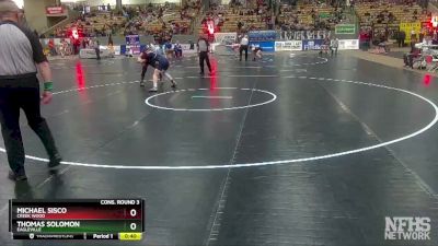 A 145 lbs Cons. Round 3 - Thomas Solomon, Eagleville vs Michael Sisco, Creek Wood