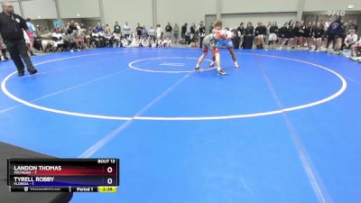 144 lbs Quarters & 1st Wb (16 Team) - Landon Thomas, Michigan vs Tyrell Robby, Florida