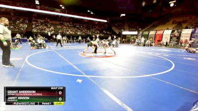 138 Class 2 lbs Quarterfinal - Grant Anderson, Father Tolton Regional Catholic vs Jaret Hinson, Cassville