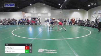 132 lbs Final - Carter Pauley, University High School vs Reese Kelley, Parkersburg South