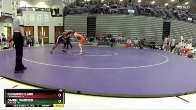 165 lbs 2nd Wrestleback (8 Team) - Daniel Warmick, Portage vs Benjamin Clark, Crown Point