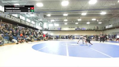 141 lbs Quarterfinal - Carsen Richards, Lake Erie vs Shawn McGuire, Davenport