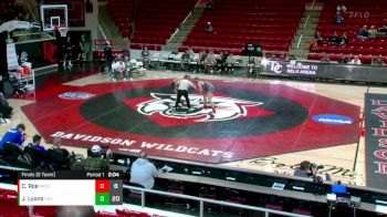 184 lbs Finals (2 Team) - Caleb Roe, Presbyterian College vs Joey Lyons, Cleveland State