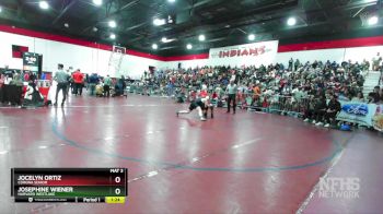 130 lbs Champ. Round 1 - Josephine Wiener, Harvard Westlake vs Jocelyn Ortiz, Corona Senior