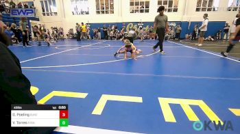 43 lbs Rr Rnd 2 - Gunner Poeling, Duncan Demon Wrestling vs Vale Torres, Standfast OKC