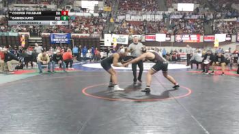 A - 215 lbs Cons. Round 2 - Cooper Fulgham, Sidney / Fairview vs Damien Kato, Polson