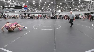 130 lbs Round 3 (6 Team) - Alexis Nicholas, Team Diamond Fish vs Anaiah Kolesar, BC Lady Predators