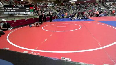 67 lbs Cons. Round 3 - Colin Hickey, Little Rock Wrestling Club vs Thomas Curran, Gentry Youth Organization Wrestling