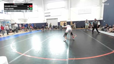 138 lbs Round Of 16 - Leland Piccenti, OH vs Cody Davis, VA
