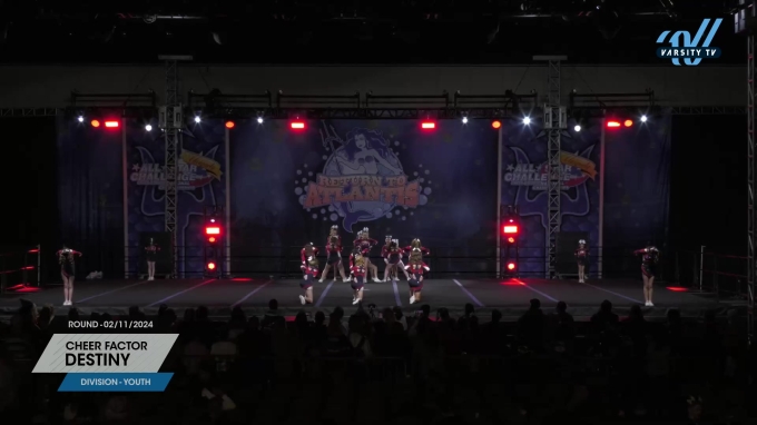 Cheer Factor - DESTINY [2024 L2 Youth 02/11/2024] 2024 ASC Return to ...