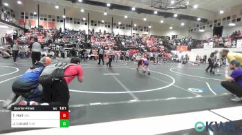 61 lbs Quarterfinal - Trenton Hall, Claremore Wrestling Club vs John Reid Locust, Vian Wrestling Club