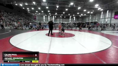 84 lbs Cons. Round 2 - Calvin Paull, Outlaw WC vs Michael Houghton, Lake Stevens WC