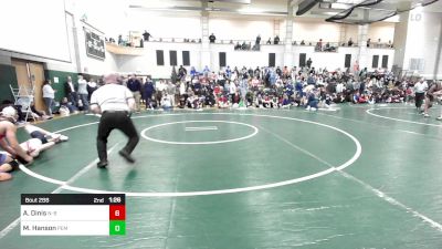 144 lbs Consi Of 16 #1 - Peterson Buissereth, Quincy/North Quincy vs Andrew Keith, Hanover