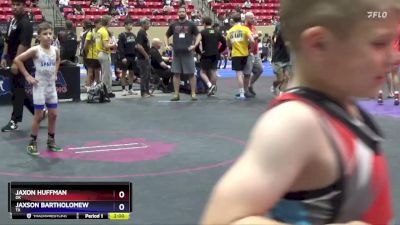 70 lbs Round 2 - Jaxon Huffman, OK vs Jaxson Bartholomew, TX