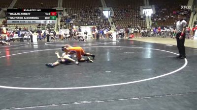 5A 190 lbs Quarterfinal - Dallas Arnett, Valley High School vs Santiago Alvarenga, Montevallo