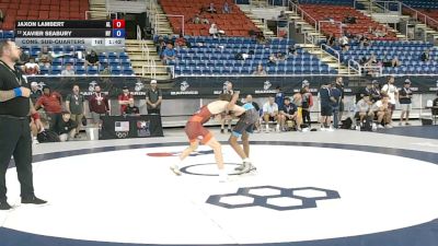 120 lbs Cons. Sub-quarters - Jaxon Lambert, Alabama vs Xavier Seabury, New York