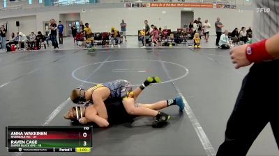 110 lbs Round 1 (6 Team) - Anna Wakkinen, Riverdale WC vs Raven Cage, Sniper Black Ops