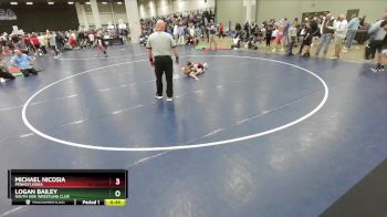 80 lbs Champ. Round 2 - Michael Nicosia, Pennsylvania vs Logan Bailey, South Side Wrestling Club