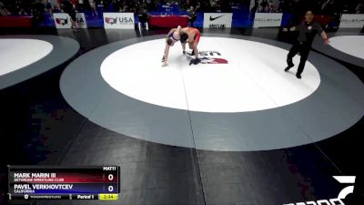 125 lbs Quarterfinal - Mark Marin Iii, Dethrone Wrestling Club vs Pavel Verkhovtcev, California