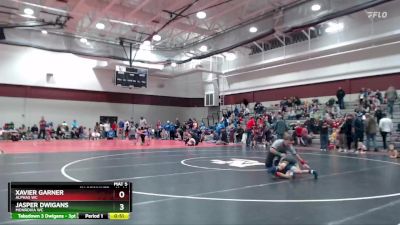 41-44 lbs Quarterfinal - Jasper Dwigans, Monrovia WC vs Xavier Garner, Alphas WC