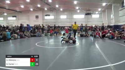 146 lbs Pools - Gabe Gibbions, Ohio Gold vs Nate Carter, Michigan Mayhem