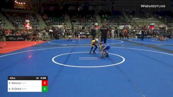 49 lbs Quarterfinal - Kendleigh Bowyer, Ohio Girls National Team vs Kao Grijalva, HotShots