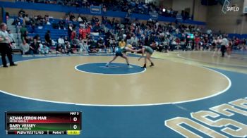 105lbs Cons. Round 3 - Daisy Vessey, Aberdeen (Girls) vs Azana Ceron-Mar, Kelso (Girls) 2