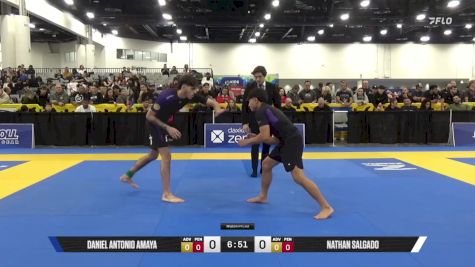 Nathan Salgado vs Daniel Antonio Amaya 2025 World IBJJF Jiu-Jitsu No-Gi Championship