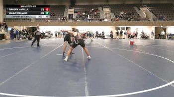 172 Championship Bracket Champ. Round 2 - Braden Hatalla, Stillwater vs Isaac Williams, Scott West