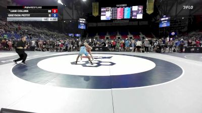 132 lbs Champ. Rd Of 128 - Liam Collins, MN vs Greyson Pettit, NJ