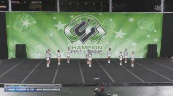 Cheer Fusion Elite - Mini Shockwave [2025 L1 Mini - Small Day 1] 2025 CSG Indy Challenge