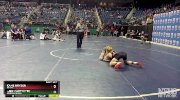 3A 120 lbs Champ. Round 1 - Kane Bryson, Pisgah vs Jake Cartrette, Ledford Senior