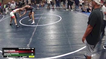 148 lbs 1st Place Match - Damian Montoya, RED WAVE WC vs Qusai Marini, Vacaville Wrestling Club