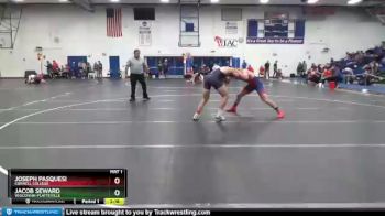 184 lbs Champ. Round 1 - Jacob Seward, Wisconsin-Platteville vs Joseph Pasquesi, Cornell College