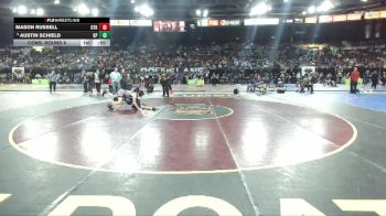 138 lbs Cons. Round 6 - Mason Russell, Othello vs Austin Schield, Gonzaga Prep