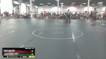 72 lbs Round 2 - Alexander Tara, Quaker Wrestling vs Kolt Palmer, Well Trained