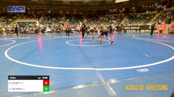 90 lbs Consi Of 8 #2 - Kyper Graaf, Sebolt Wrestling Academy vs Jax Paranto, All I See Is Gold Academy