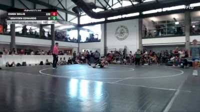 145-162 lbs Cons. Round 1 - Brayden Edwards, Galesburg Streaks vs Owen Willis, Pursuit Wrestling Club