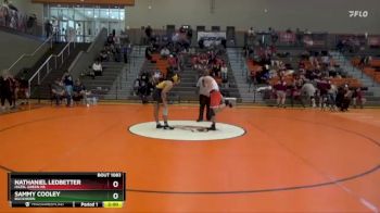 192 lbs Round 2 - Nathaniel Ledbetter, Hazel Green HS vs Sammy Cooley, Buckhorn