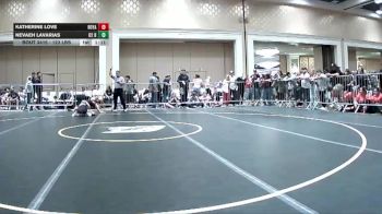 123 lbs Round Of 32 - Katherine Love, Royalty WC vs Nevaeh Lavarias, O2 Rhino WC