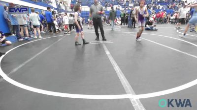 73 lbs Round Of 16 - Jessen Madrid, Chickasha Youth Wrestling vs Sam Burrows, Noble Takedown Club