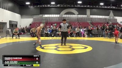 90 lbs Round 1 (8 Team) - Maddux Rabczak, Dynasty vs Alex Golden, Olympia/Demolition