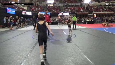 70 lbs 5th Place Match - Ryder Gray, Moorcroft Mat Masters vs Gannon Chagnon, Lights Wrestling Club