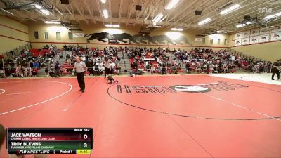 63 lbs Quarterfinal - Jack Watson, Cherry Creek Wrestling Club vs Troy Blevins, Punisher Wrestling Company