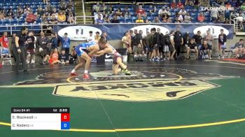 132 lbs Cons 64 #1 - Eli Blackwell, California vs Clay Radenz, North Dakota