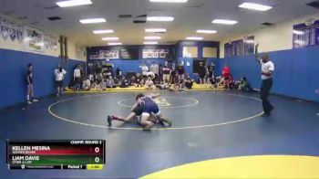 106 lbs Champ. Round 2 - Liam Davis, CFWA @ LHP vs Kellen Mesina, Golden Bears