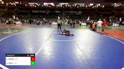 75 lbs Consi Of 4 - Landon Walsh, Washington Twp vs Jalen Hills, Mount Olive